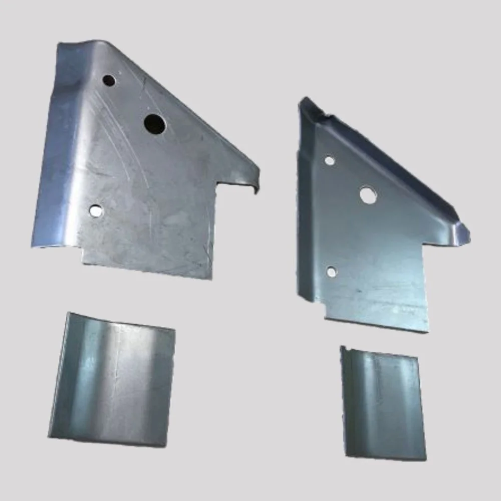 Defender 90 Rear Crossmember Fillet Plates and 3" Squares – DDS Metals