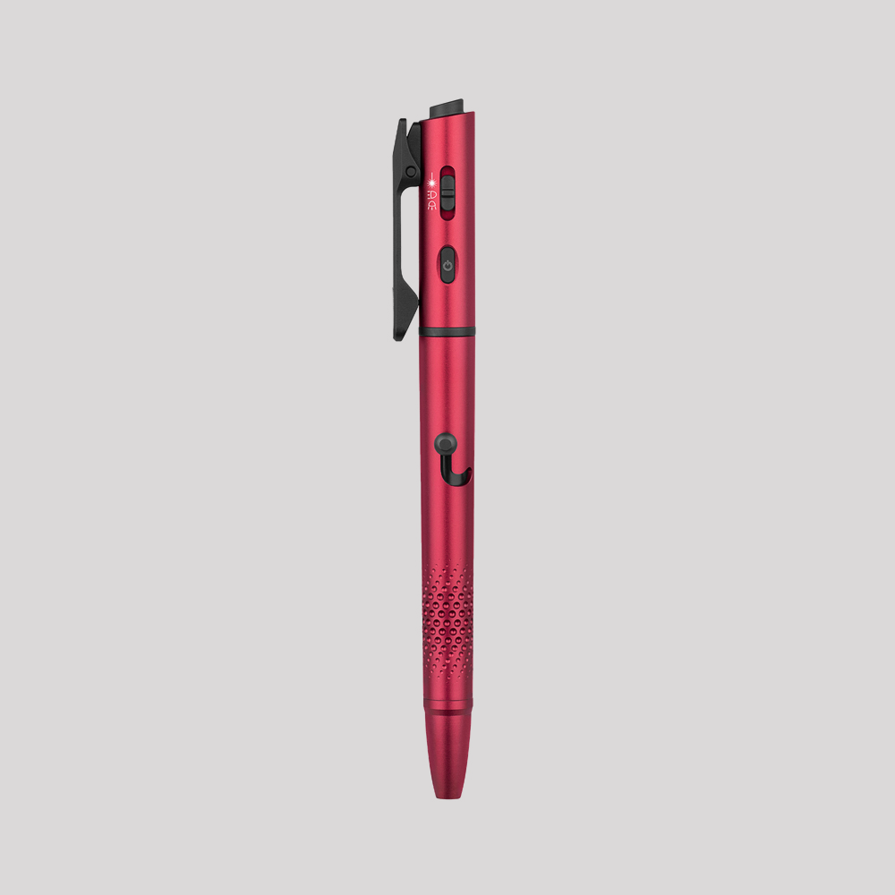 Olight O'Pen 3 rechargeable penlight – Wine Red
