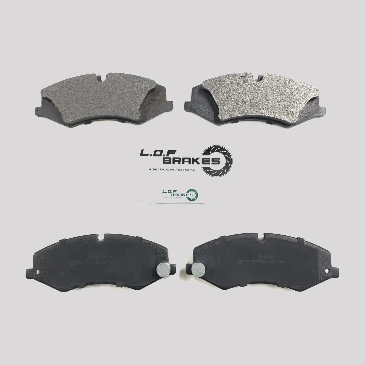 LOF POWERspec Front Brake Pads - Disco 4 SDV6 (10-16)