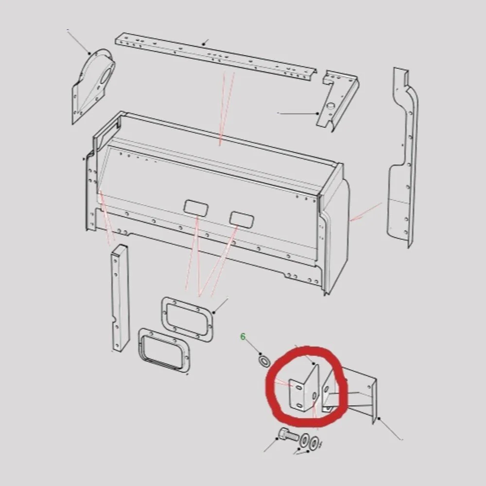 Defender High Capacity Body Mounting Assembly, Galvanised – DDS Metals