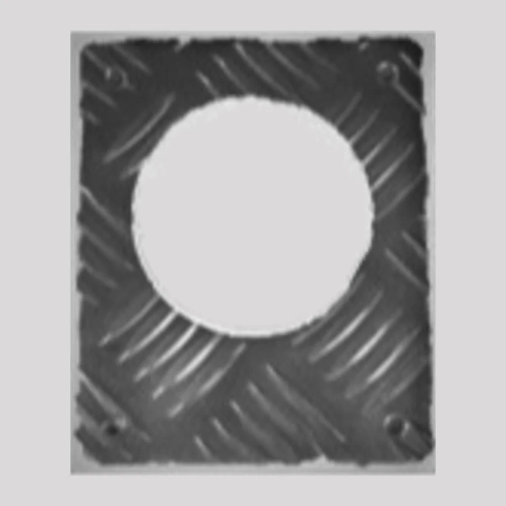 Defender Td5 Fuel Filler Chequer Plate Surround – 2mm, Black powder coated / 3mm, Black powder coated – DDS Metals