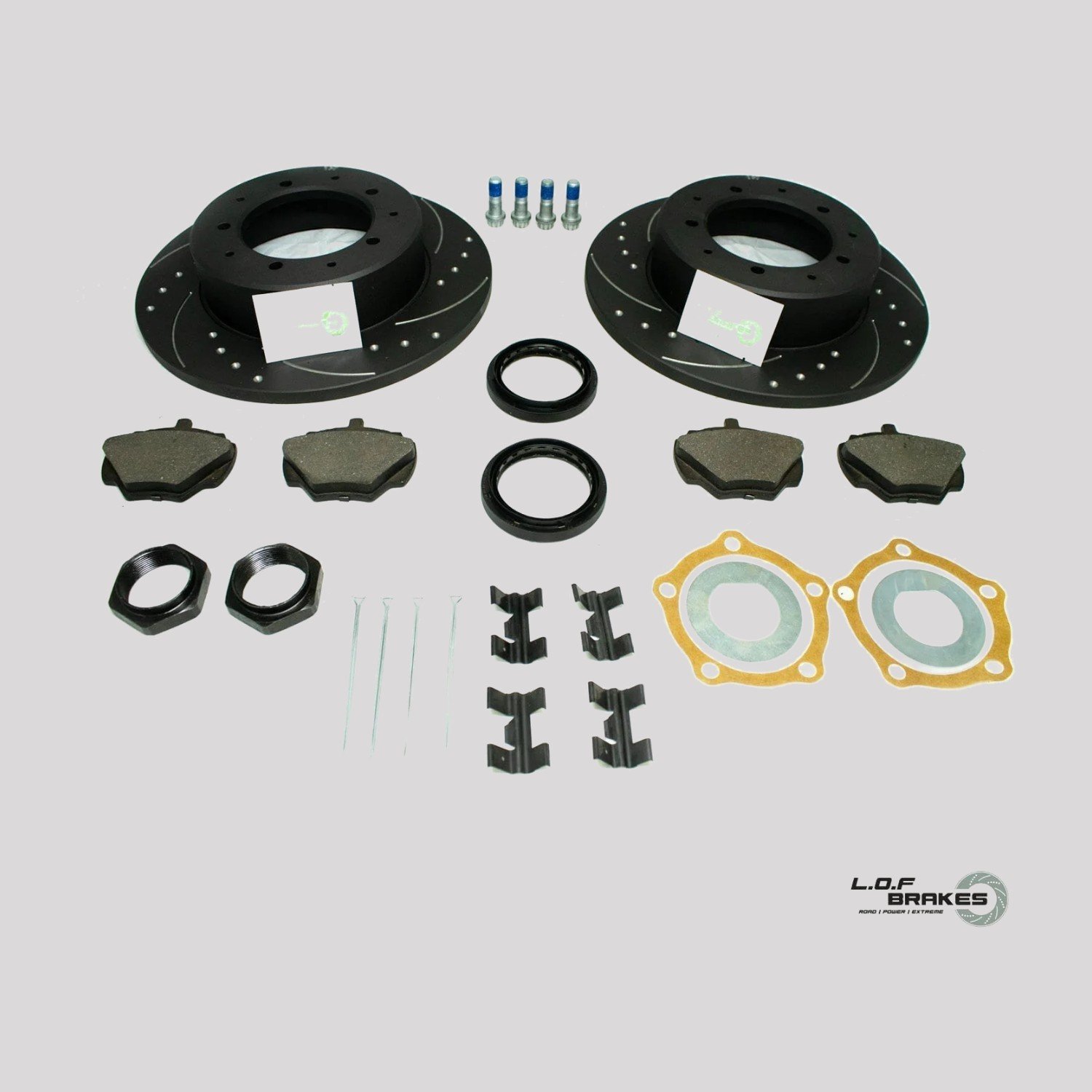 LOF POWERspec Rear Brake Kit - 90 (94-16)
