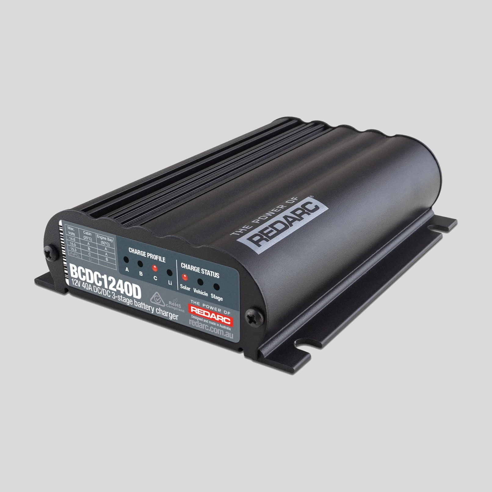 REDARC 12V 40A DC-DC 3 Stage Battery Charger with MPPT Solar (BCDC1240D) (photo 1 of 3)