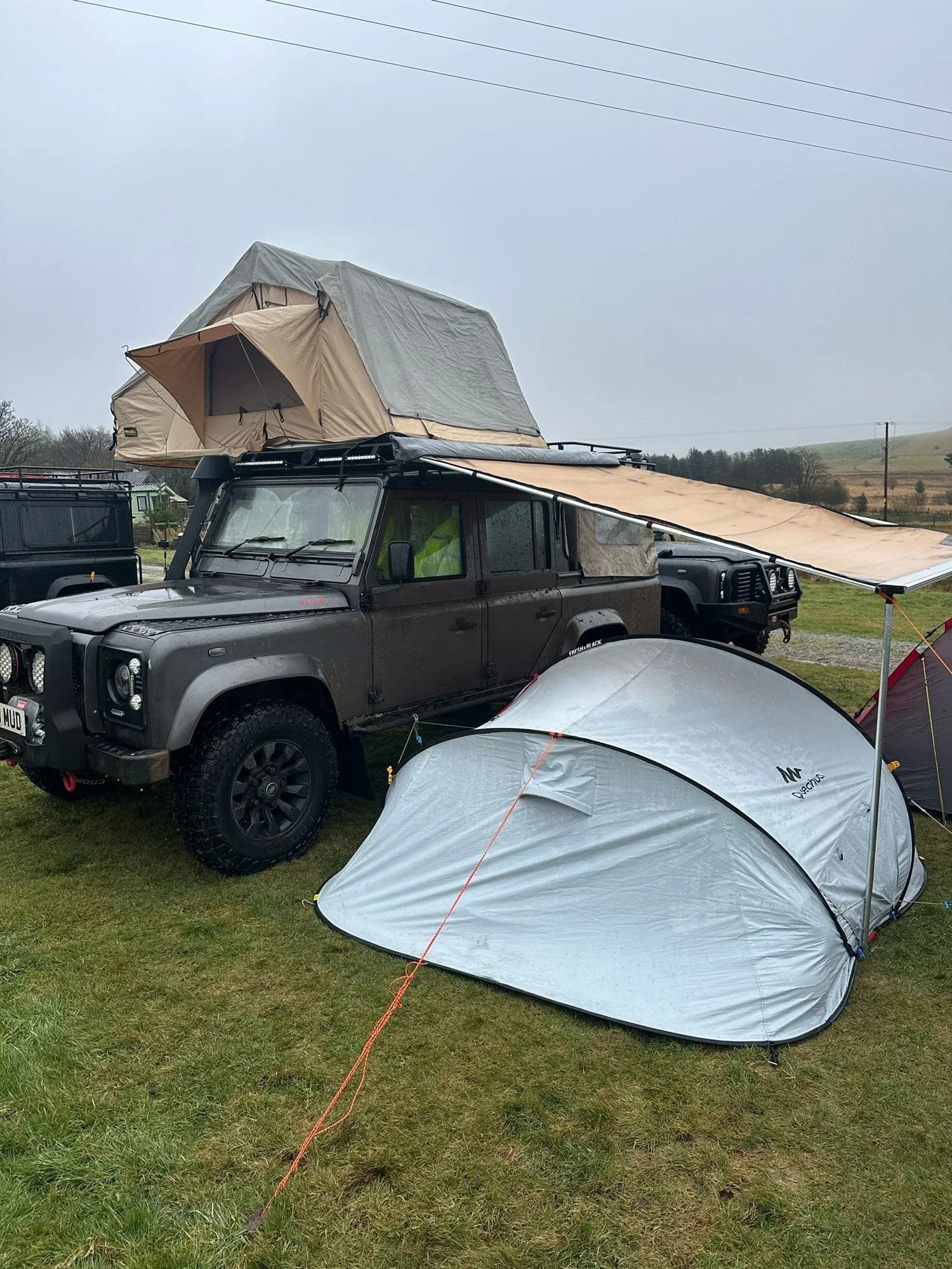 MCB 4x4 Defender 110 Crew Cab Flat Roof Rack – handmade steel roof rack for the Land Rover Defender 110 Crew Cab (photo 6 of 11)