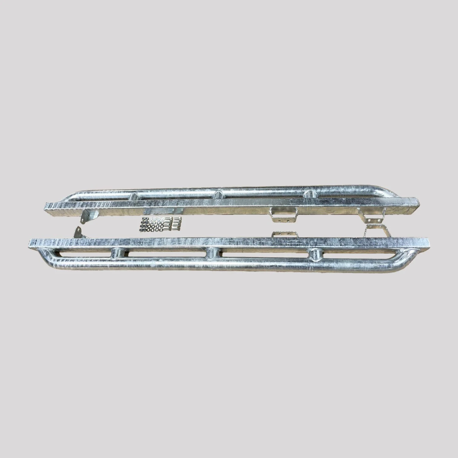 Defender 110 Tree Sliders – 60mm tube (upgraded), Galvanised – DDS Metals