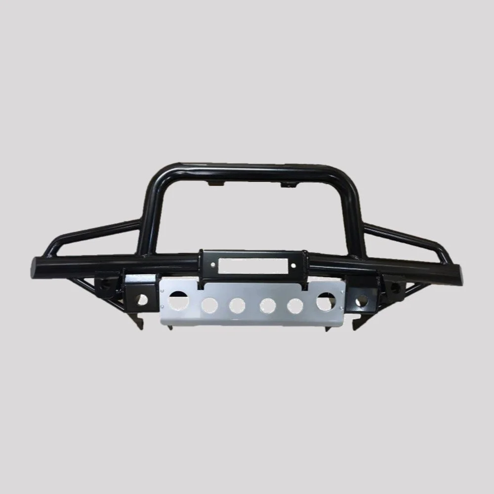 Defender Tubular Winch Bumper – Without air con, With A-bar & strengthening bars – DDS Metals