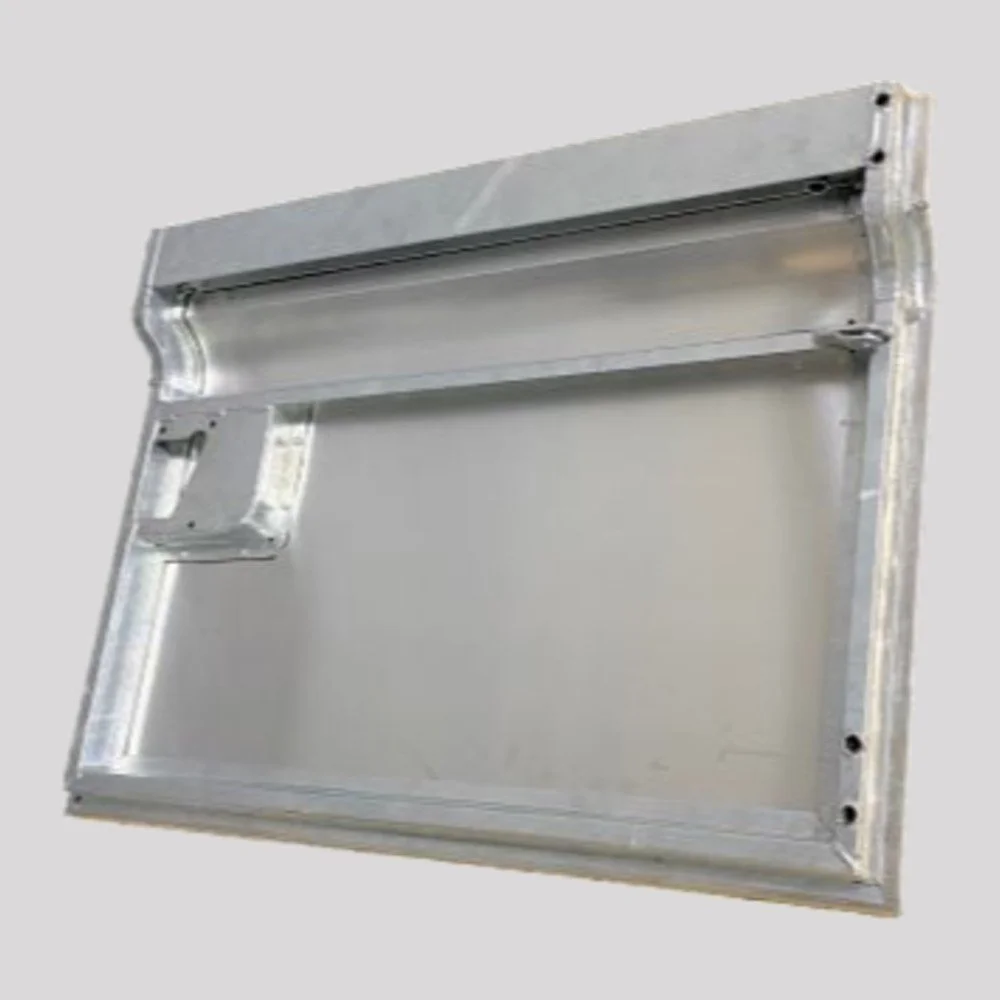 Series 2 Front Door Bottom – Left, Standard, no lock hole, Galvanised frame – DDS Metals