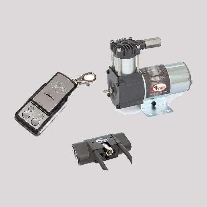 Pedders Dual Wireless Air Control Kit with Light Duty Compressor (no gauge) for Defender 90/110/130, Discovery 1/2 & more