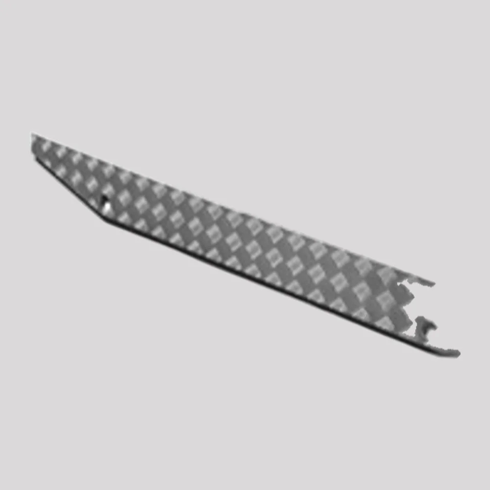 Defender Tdi Chequer Plate Rear Crossmember Cover – 3mm, Mill finish (bare aluminium) – DDS Metals