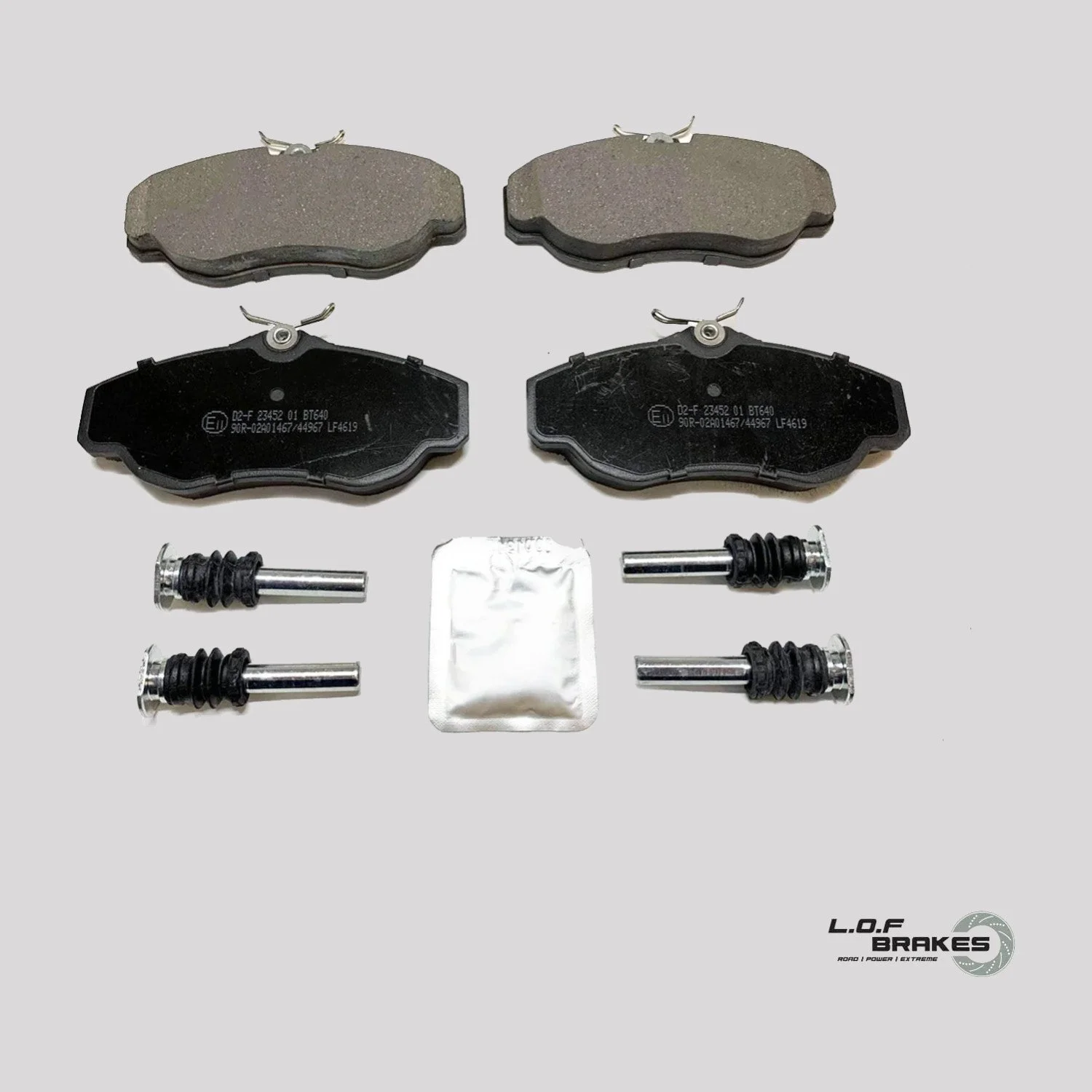 LOF ROADspec Front Brake Pads - Disco 2 (98-04)