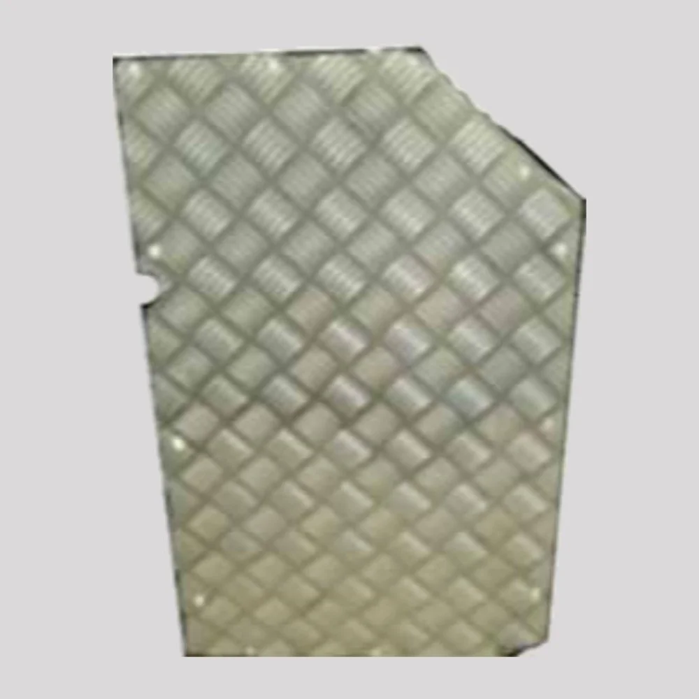Defender 200Tdi / 4 Cylinder Front Floor Plate – Left, Chequer plate – DDS Metals