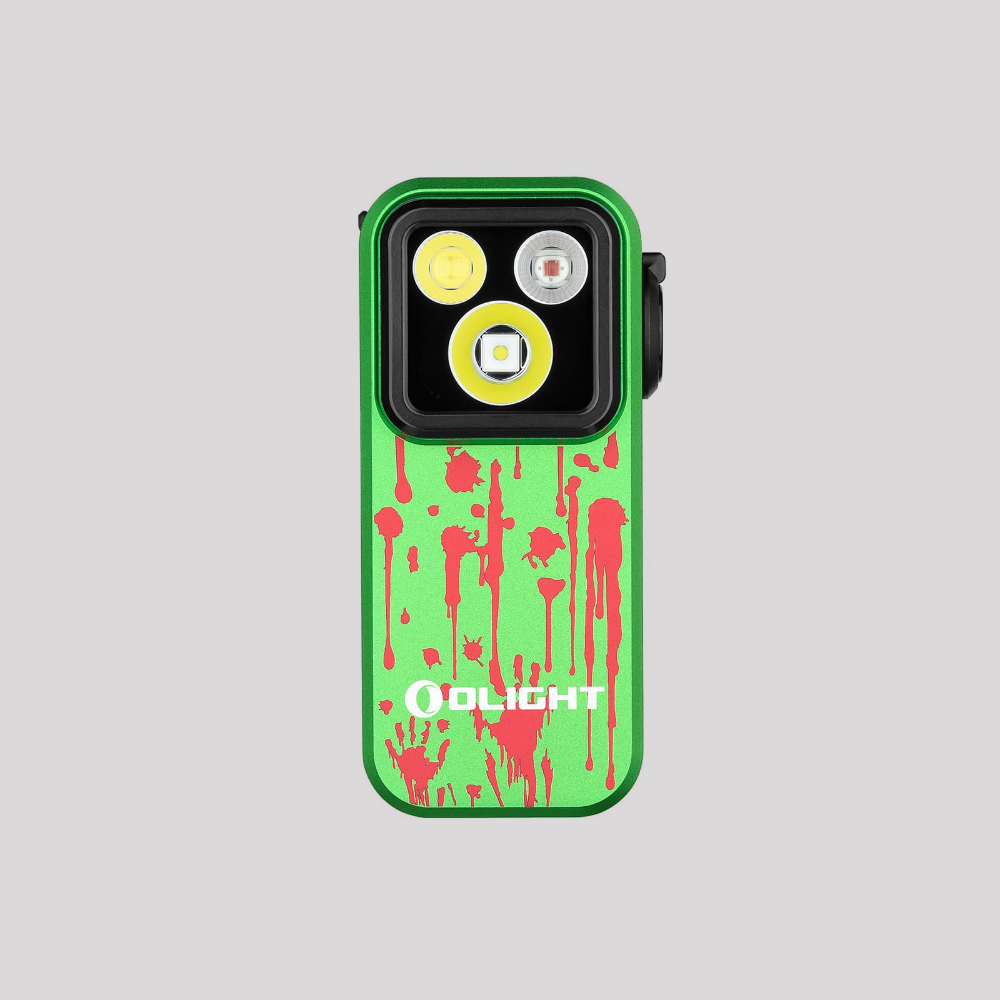 Olight Oclip Pro Clip Flashlight – Zombie Green