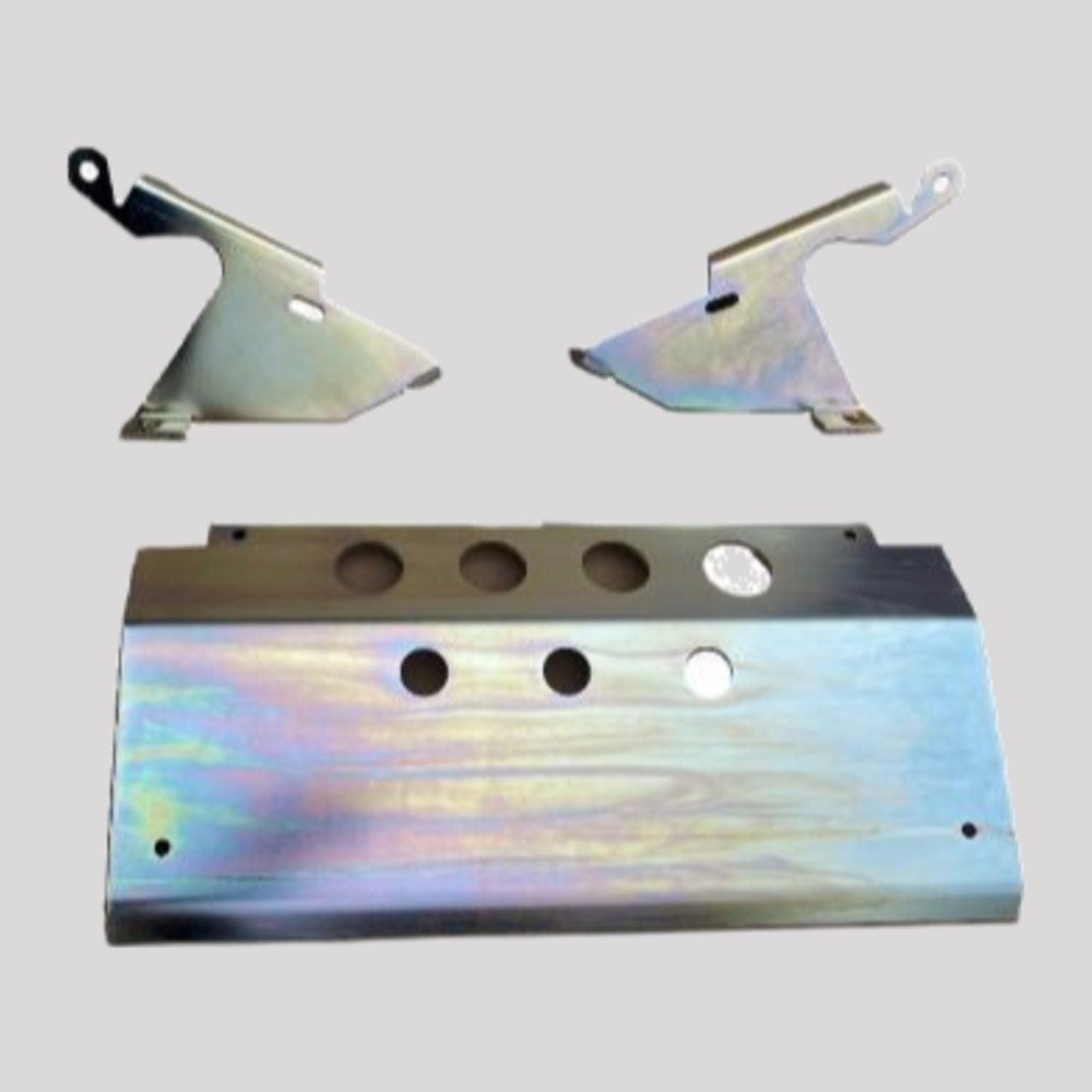 Complete Steel Steering Guard – 4 hole – DDS Metals