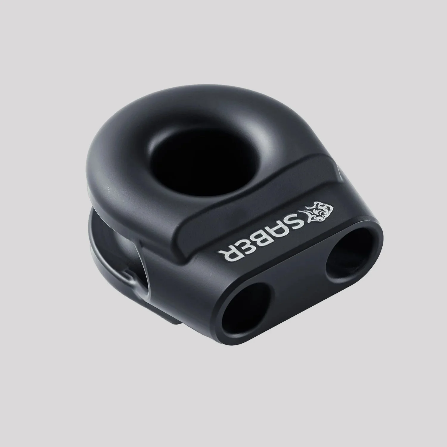 Saber Aluminium Spliced Winch Thimble - V2 – Cerakote Black – Saber Offroad