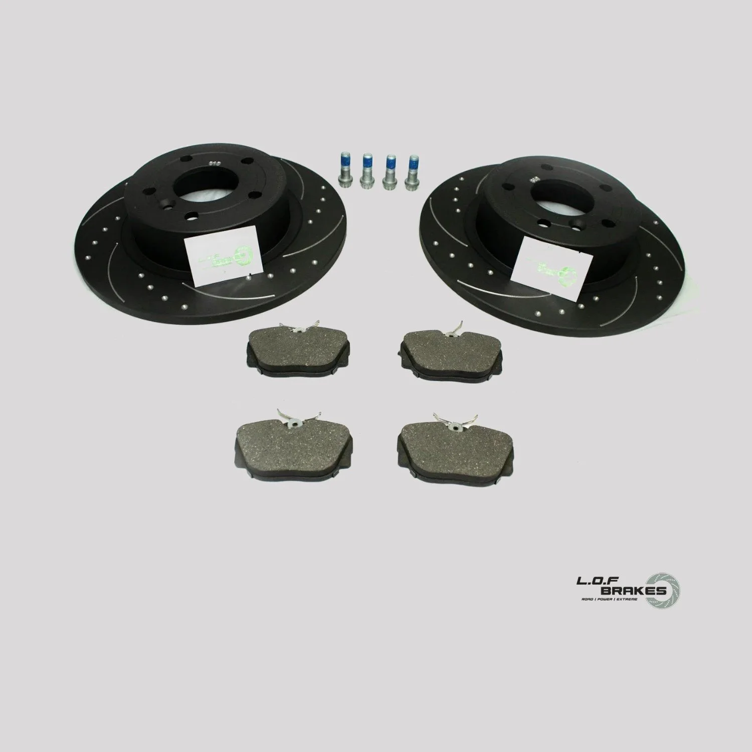 LOF POWERspec Rear Brake Kit - Disco 2 (98-04)