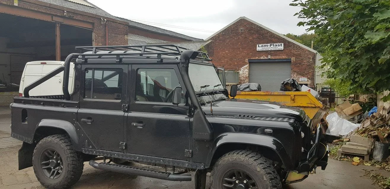 MCB 4x4 Defender 110 Crew Cab Flat Roof Rack – handmade steel roof rack for the Land Rover Defender 110 Crew Cab (photo 9 of 11)