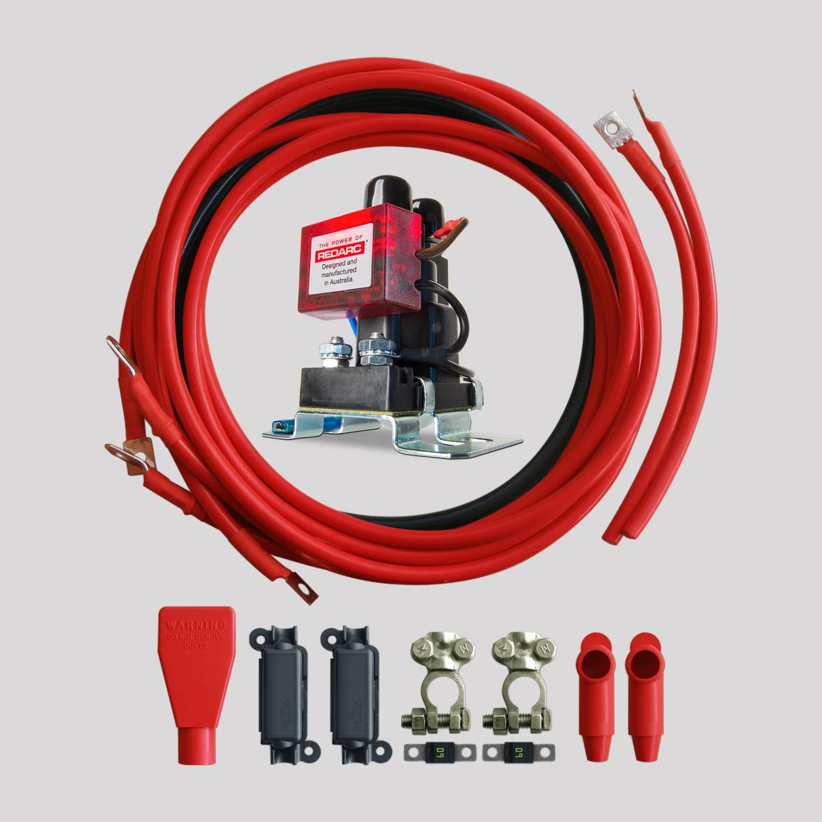 REDARC Smart Start Battery Isolator 12V 100A and Wiring Kit (SBI12KIT)