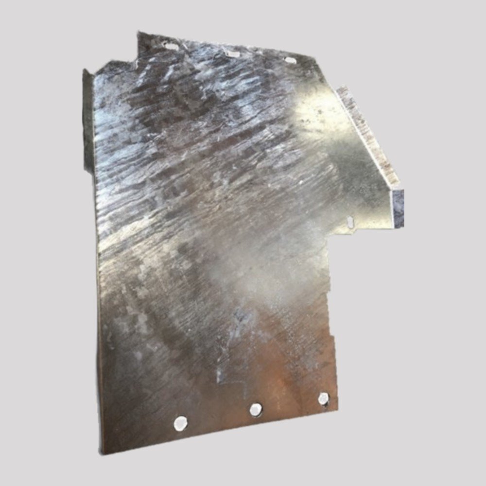 Series 2A Front Mudguard – Right, Right-hand drive (UK), Galvanised – DDS Metals