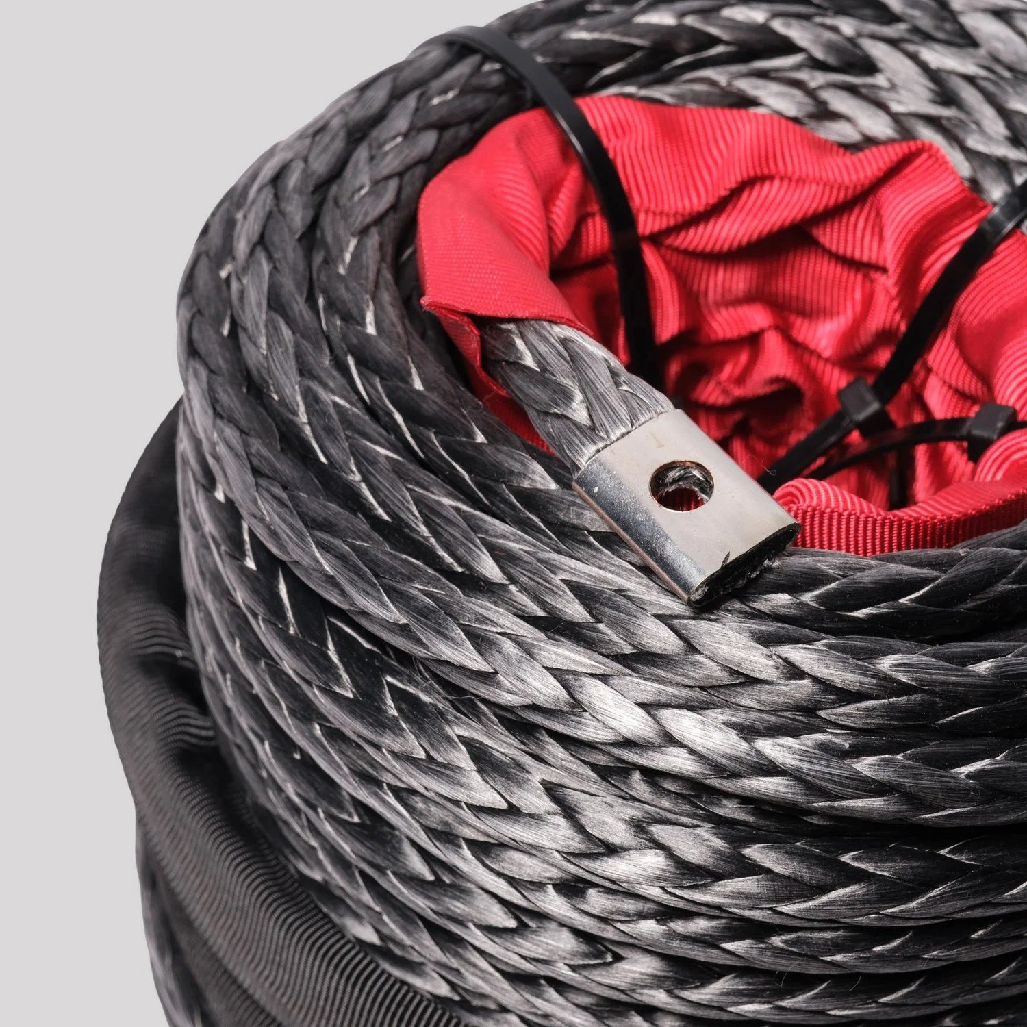 SaberPro Single Braided 30M Winch Rope (black) – Saber Offroad