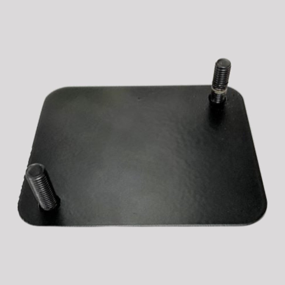Defender Puma Seat Belt Brace Stud Plate, Galvanised – Left – DDS Metals