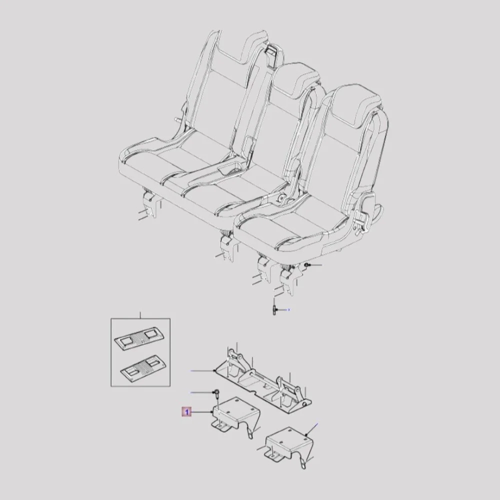 Defender 110 Puma 2nd Row Seat Chassis Mounting Bracket – DDS Metals