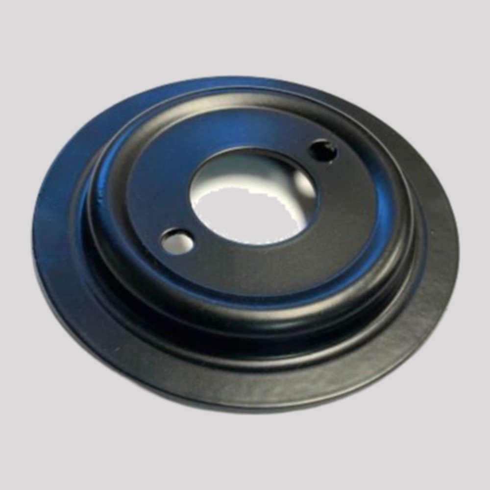 Coil Spring Seat (Defender, Discovery 1, Range Rover Classic) – Black powder coated – DDS Metals