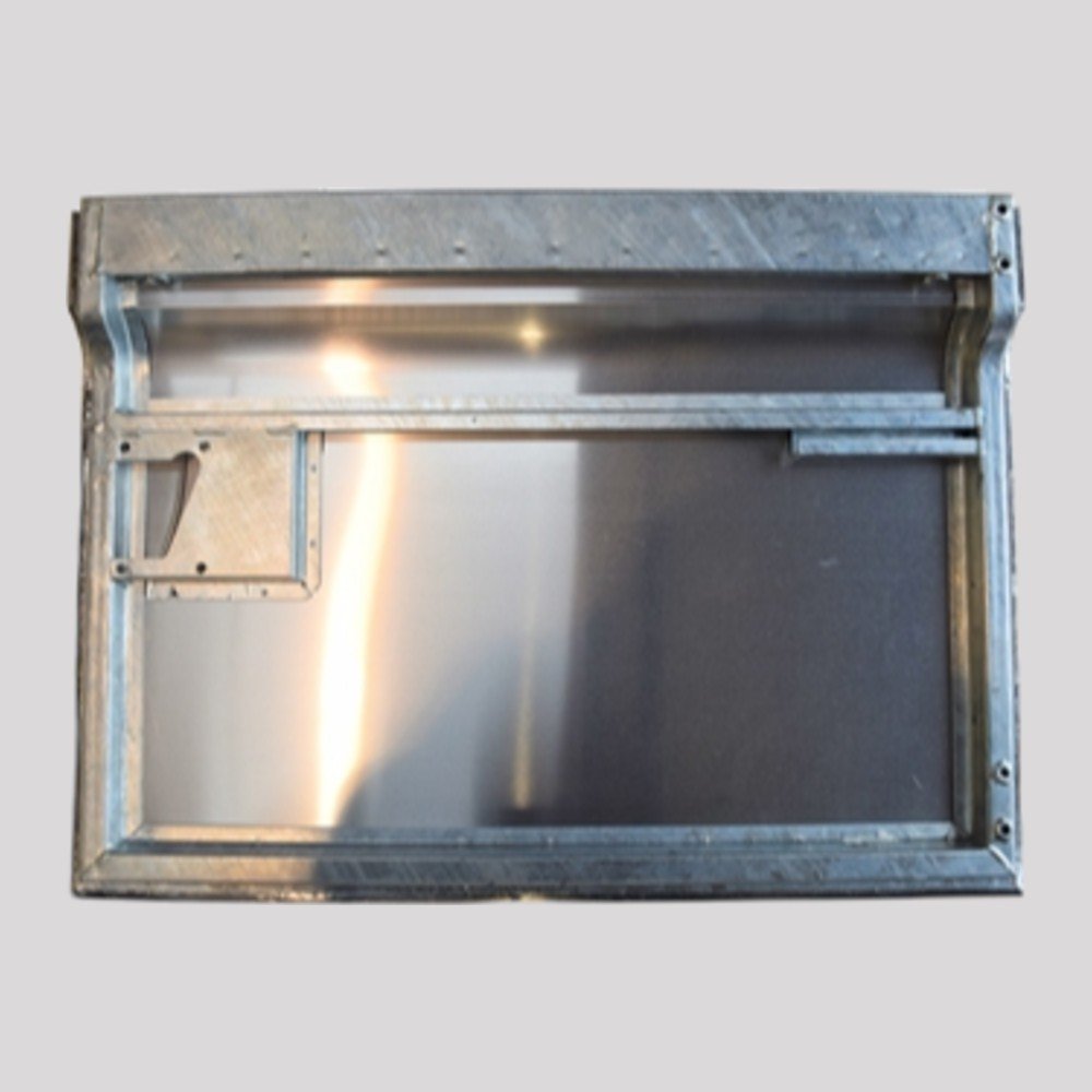 Series 2A / 3 Front Door Bottom – Left, Standard, no lock hole, Galvanised frame – DDS Metals