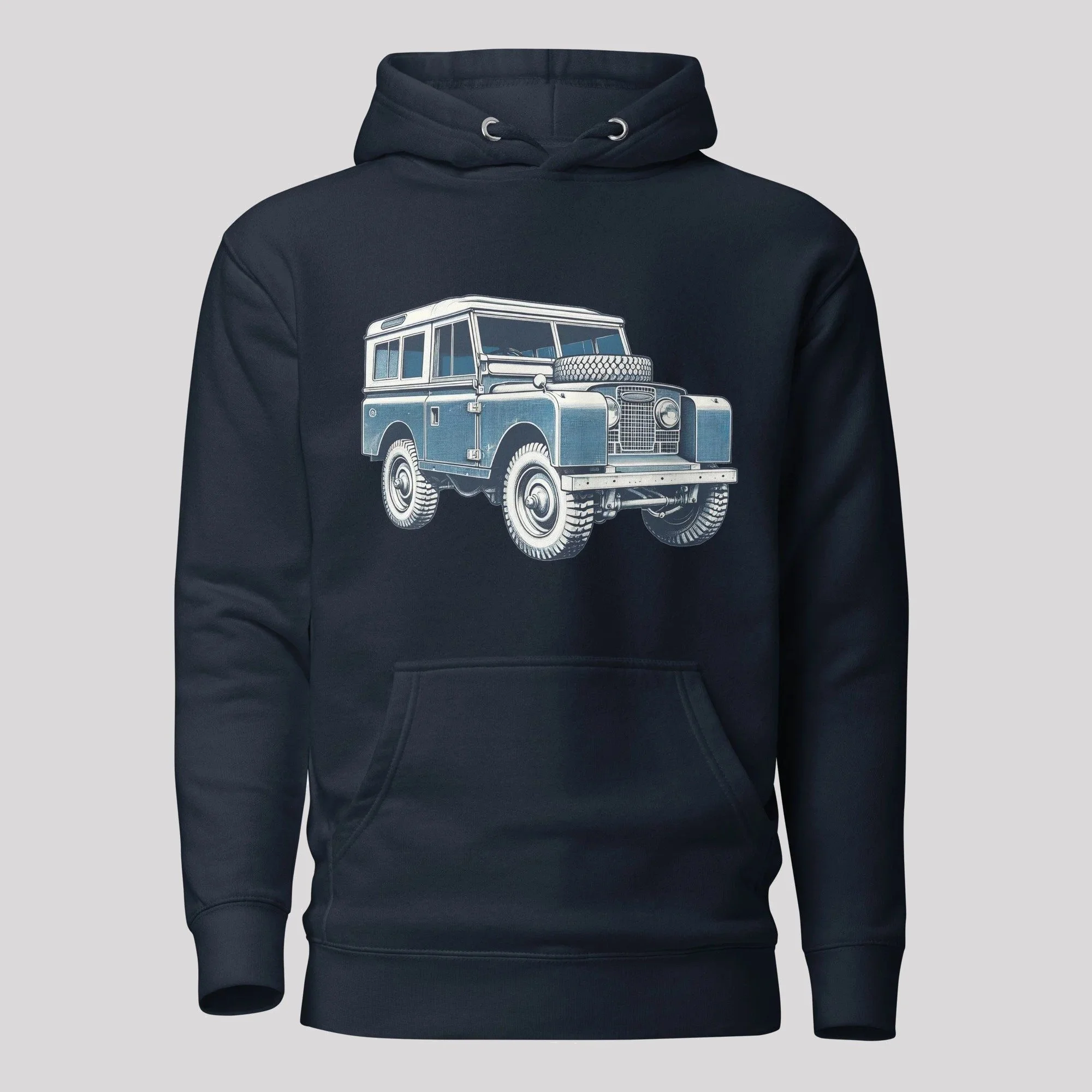 Land Rover Classic Series hoodie – Navy Blazer