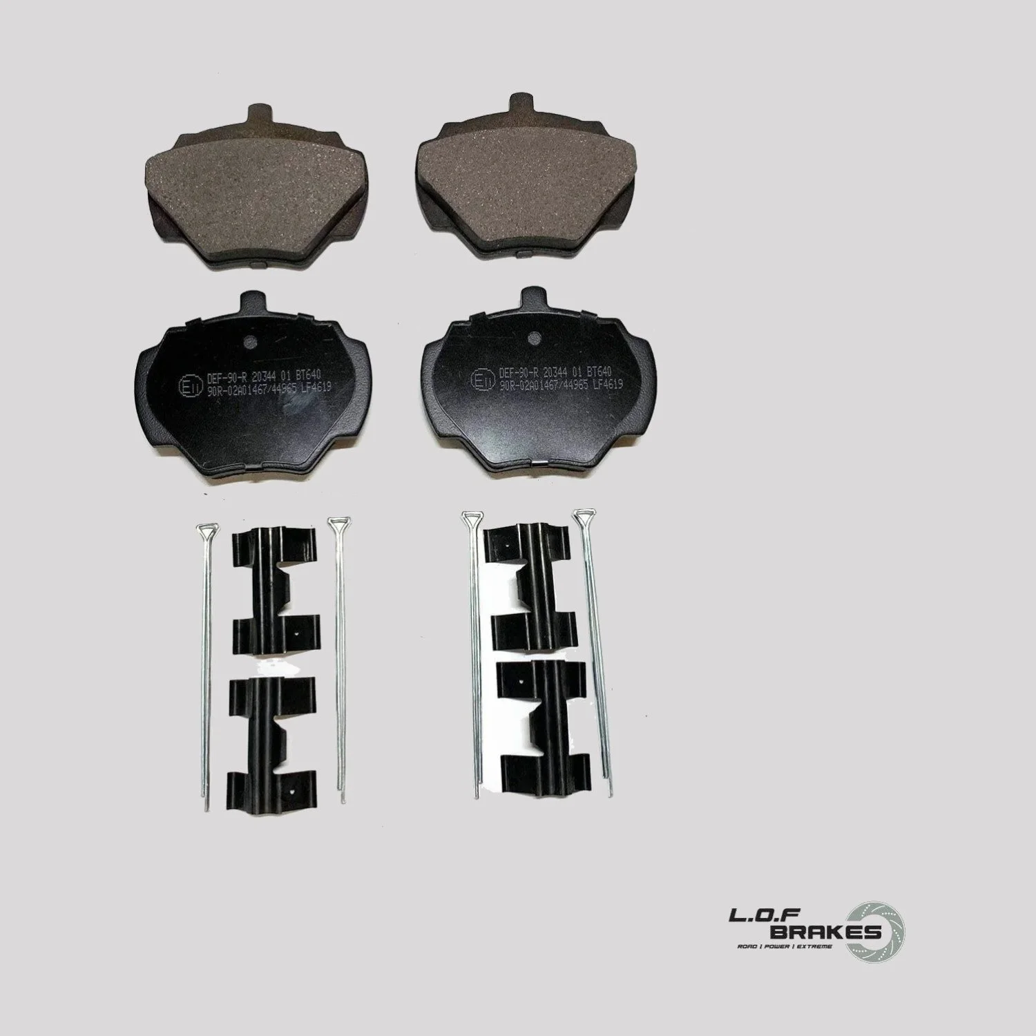 LOF ROADspec Rear Brake Pads - 90 Solid (94-16)