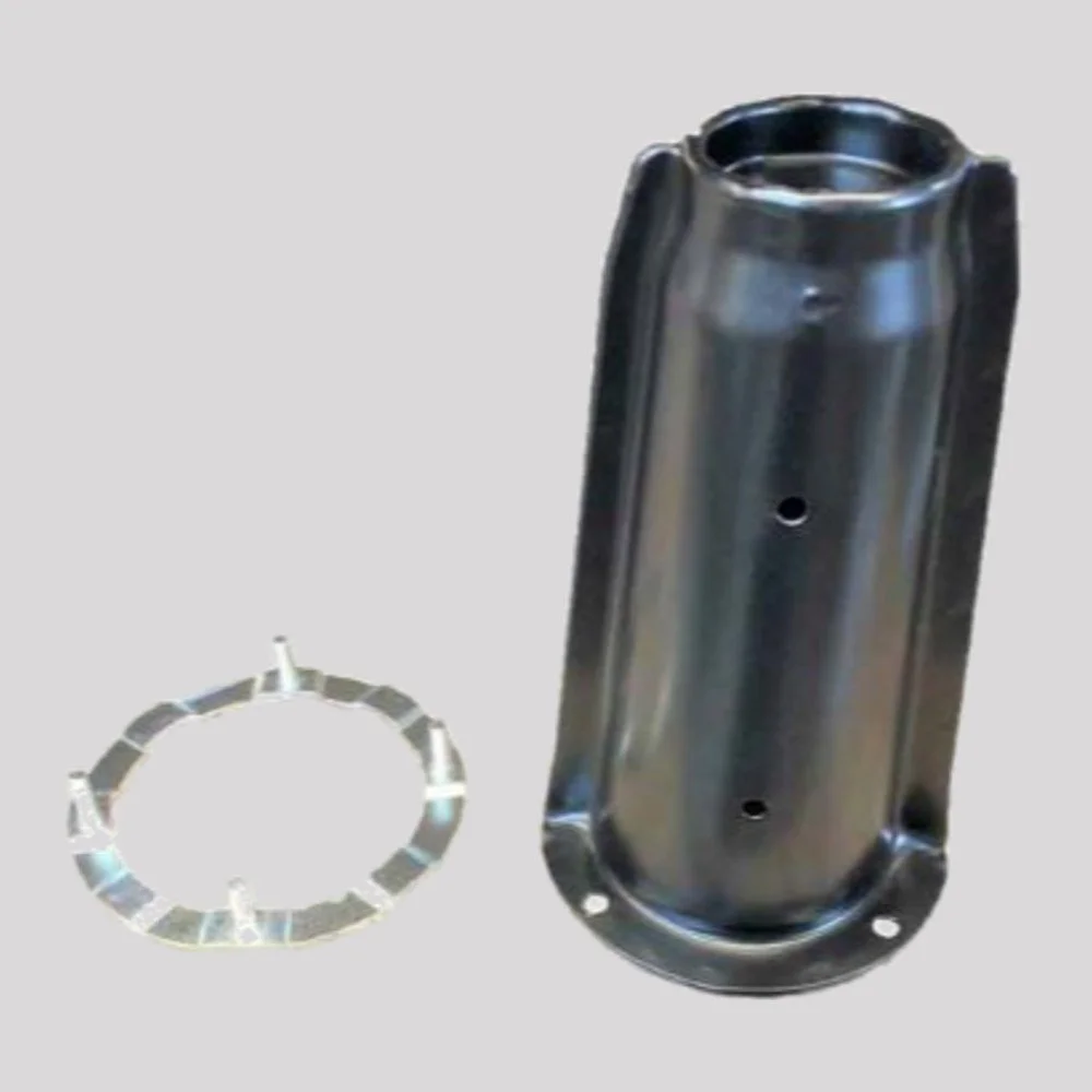 Front Shock Turret and Securing Ring Kit – Black powder coated – DDS Metals