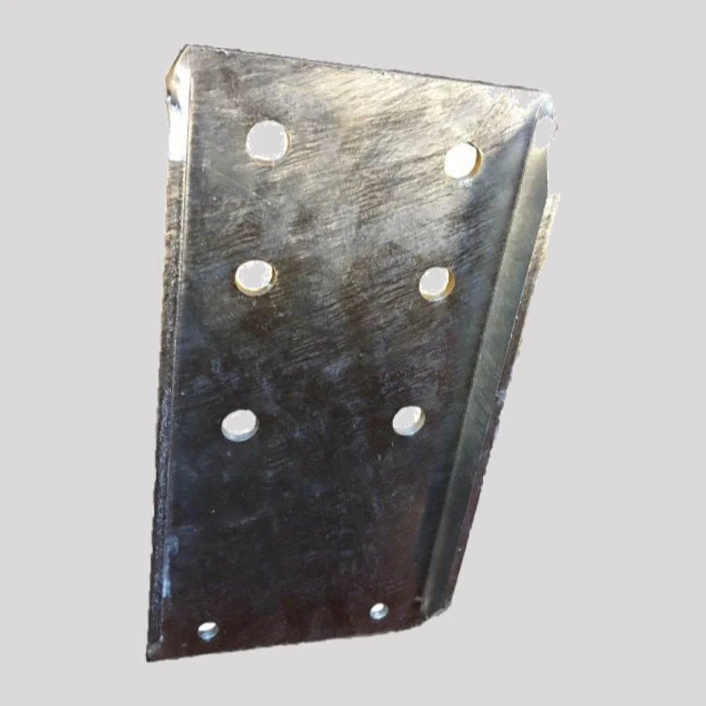 Series 2, 2A & 3 Extended Height 6 Hole Towing Drop Plate – Black powder coated / Galvanised – DDS Metals