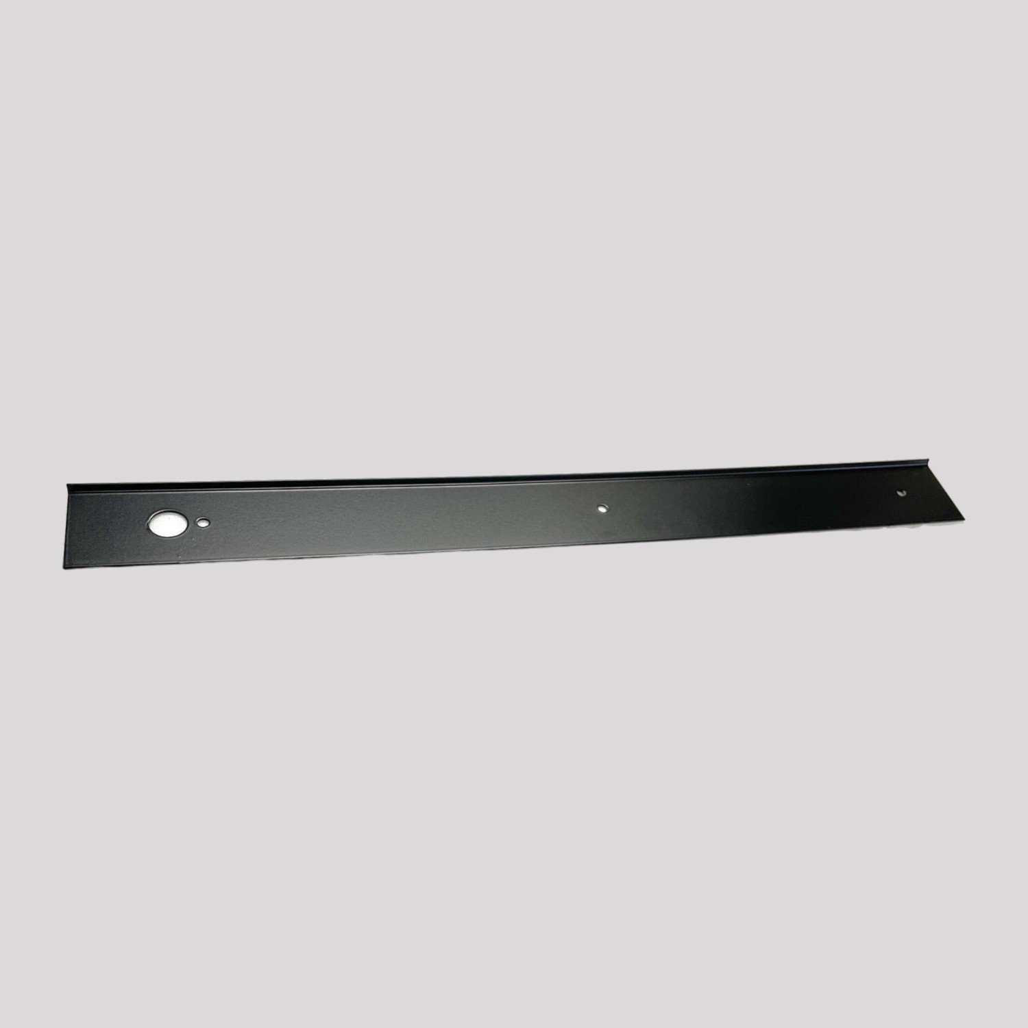 Defender A-Pillar / Footwell Kick Panel Trim Retainer (2007-2016) – Left, Black powder coated steel – DDS Metals