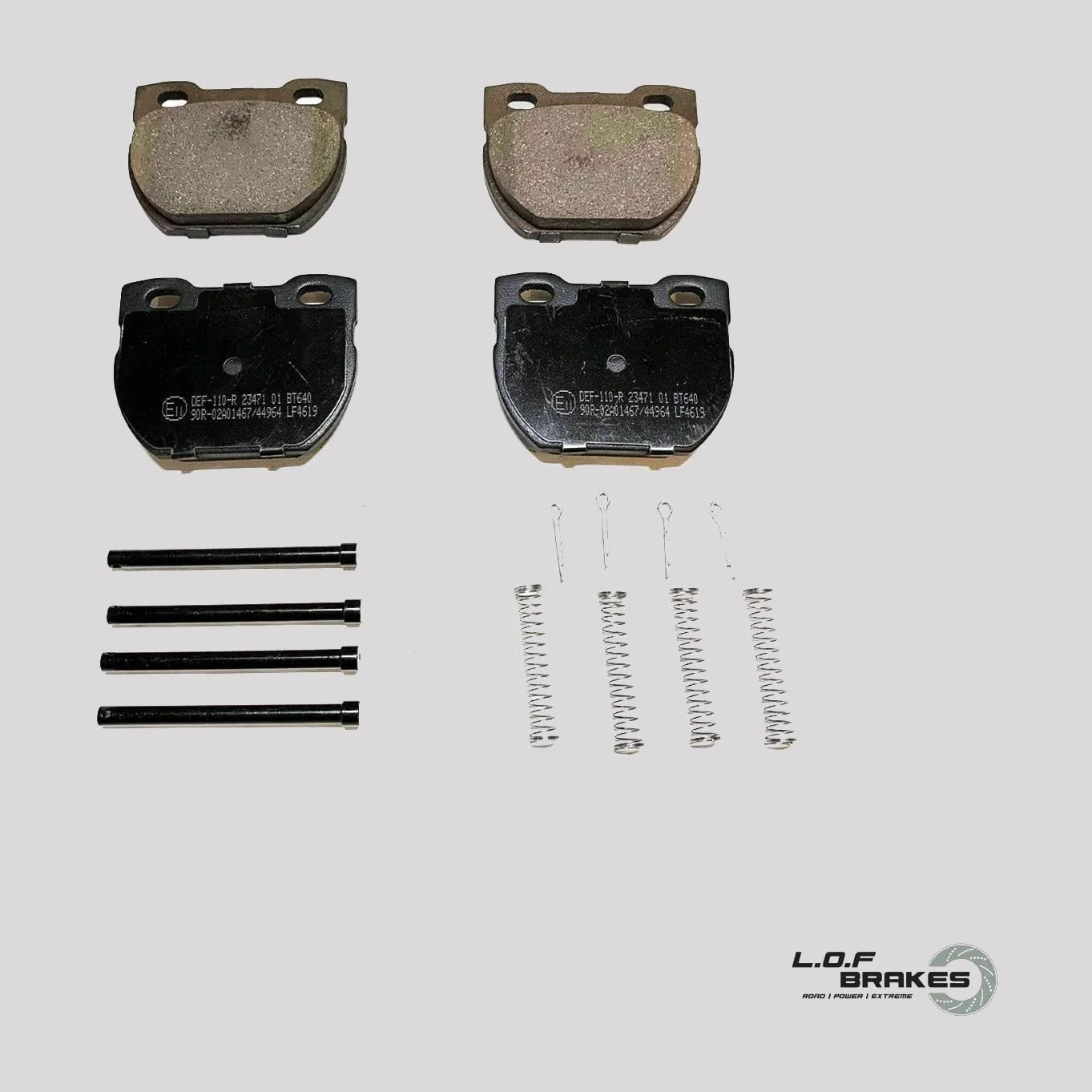 LOF POWERspec Rear Brake Pads - 110 & 130 Solid (98-16)