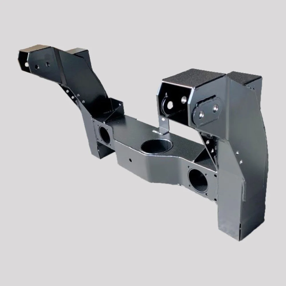 Series One Ton Front Steering Crossmember with Chassis Legs – DDS Metals