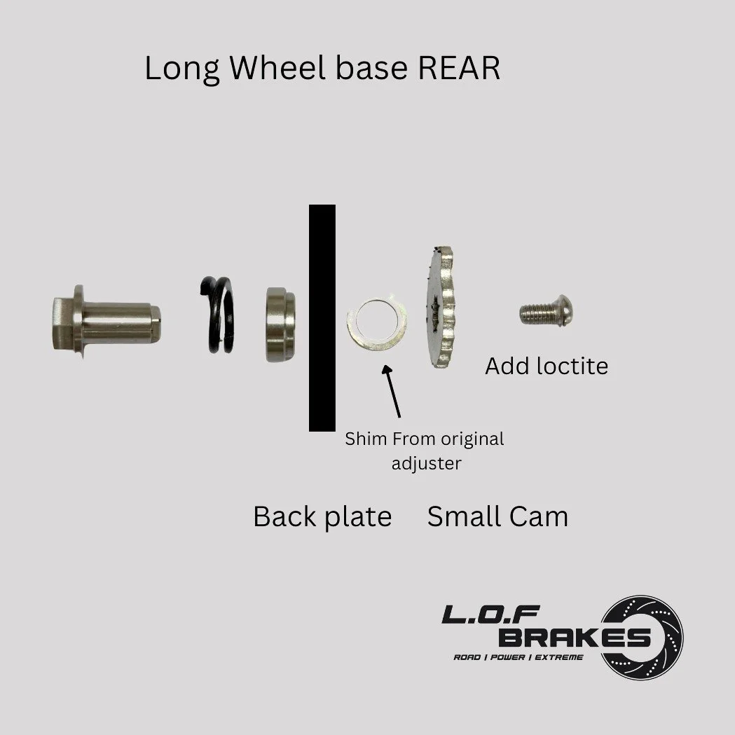LOF Drum Brake Adjuster Kit - Stainless Steel - view 3