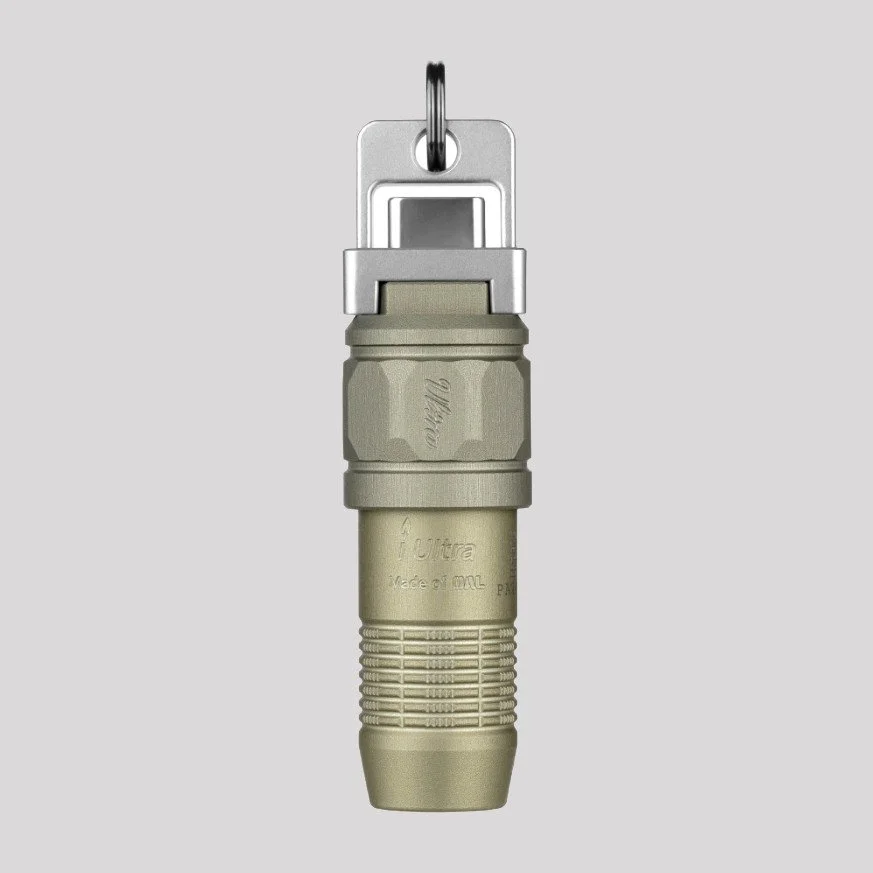 Olight iUltra OAL rechargeable keychain torch in Olive Green (photo 3 of 8)