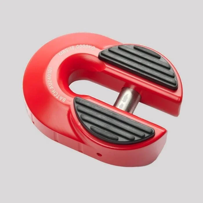 Saber Alloy Winch Shackle - V2 – Cerakote Red – Saber Offroad