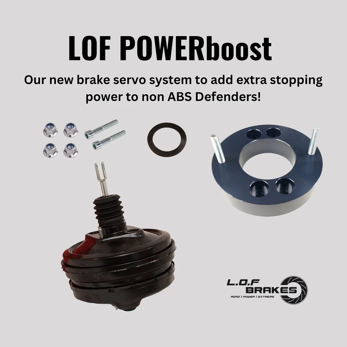 LOF POWERboost Defender Brake Servo Kit (early)