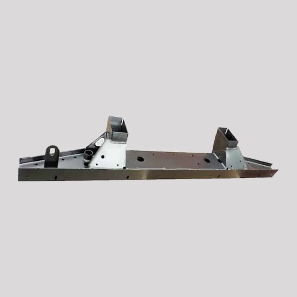Defender 110 / 130 Td5 / Puma Rear Crossmember with 200mm Extensions – Standard, Black powder coated / Heavy duty, Black powder coated – DDS Metals