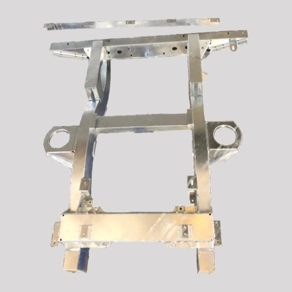 Defender 110 / 130 Td5 Rear Half Chassis (1600mm Legs) – Galvanised – DDS Metals