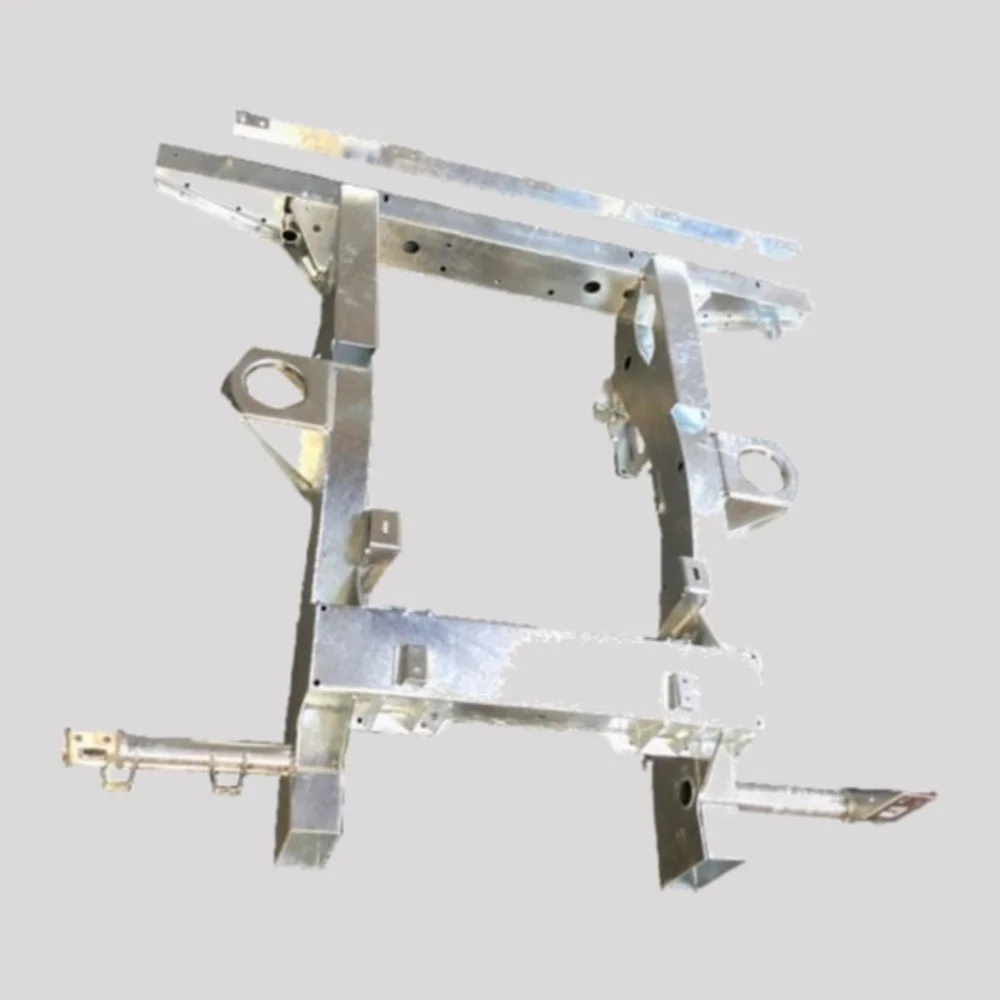Defender 90 Td5 Rear Half Chassis (1400mm Legs) – Galvanised – DDS Metals