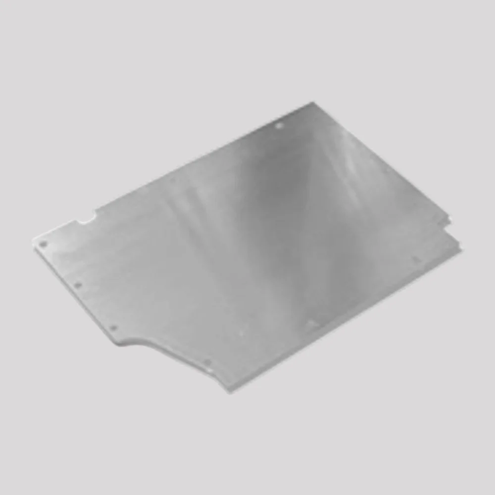 Defender 200Tdi / 4 Cylinder Front Floor Plate – Right, Plain aluminium – DDS Metals