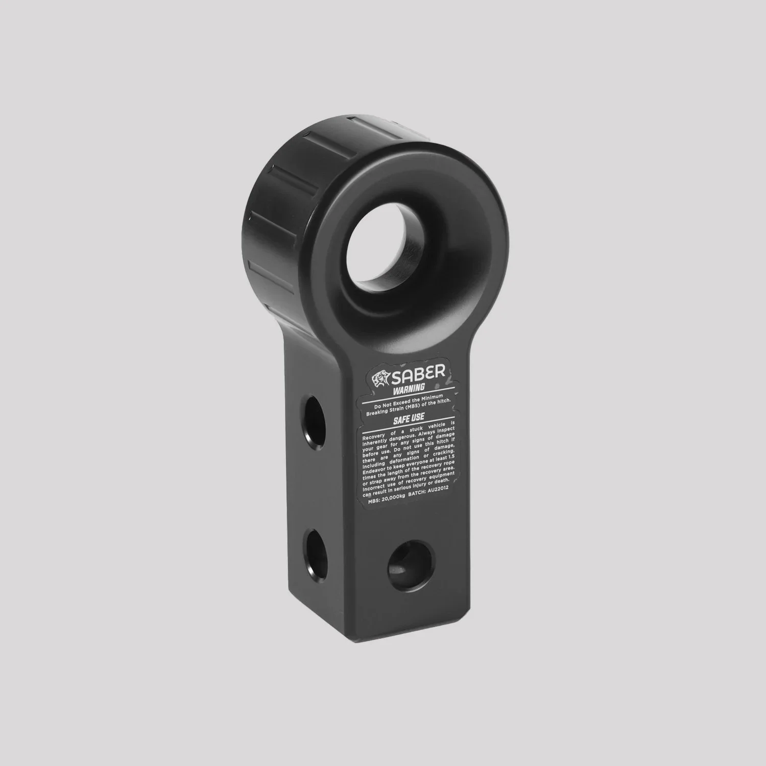 Saber Alloy Recovery Receiver Hitch & 9K Soft Shackle BUNDLE – Saber Offroad