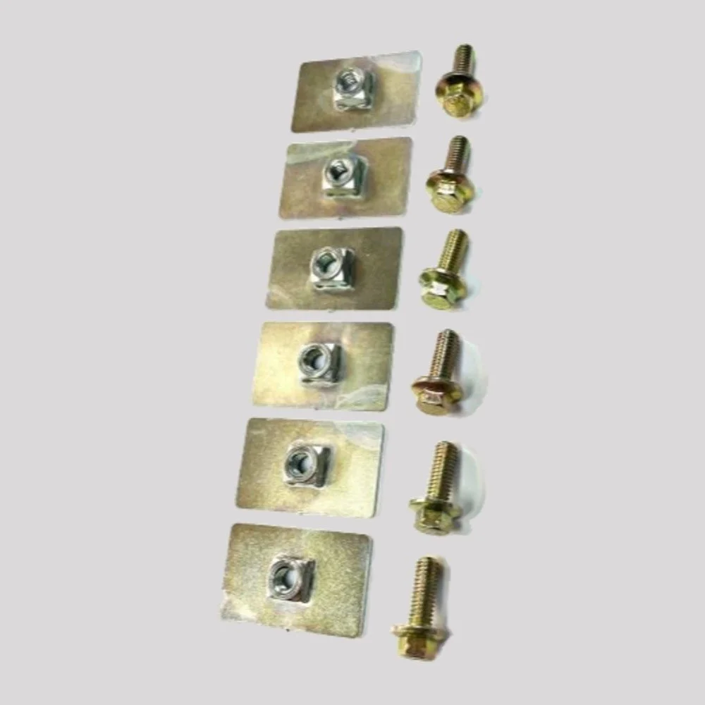 Defender Front Windscreen Captive Nut Plate Kit (Set of 6) – DDS Metals