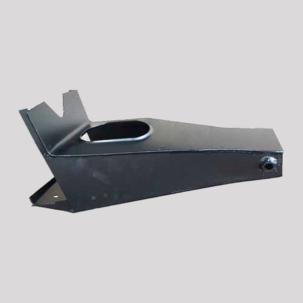Defender Bulkhead Outrigger – Left, Black powder coated – DDS Metals