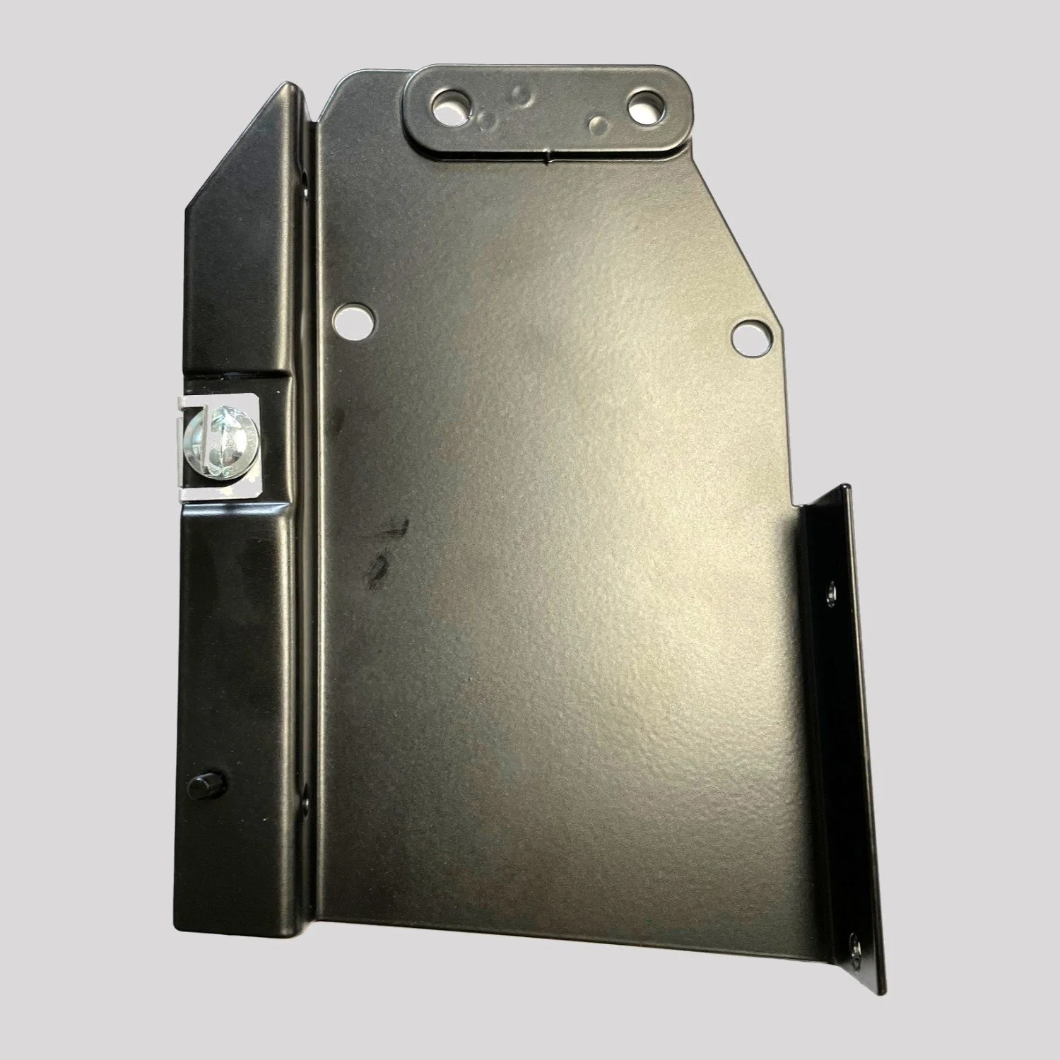 Defender Td5 Fuel Filter Back Shield (1998-2006) – Black powder coated – DDS Metals