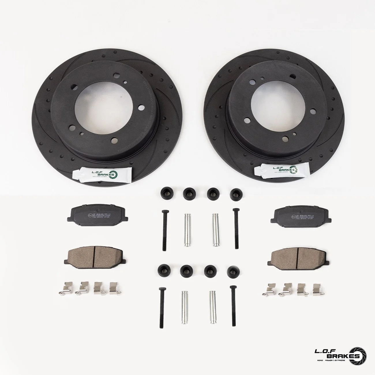 LOF POWERspec Front Brake Kit - Suzuki Jimny Gen4 1.5 (18-24)