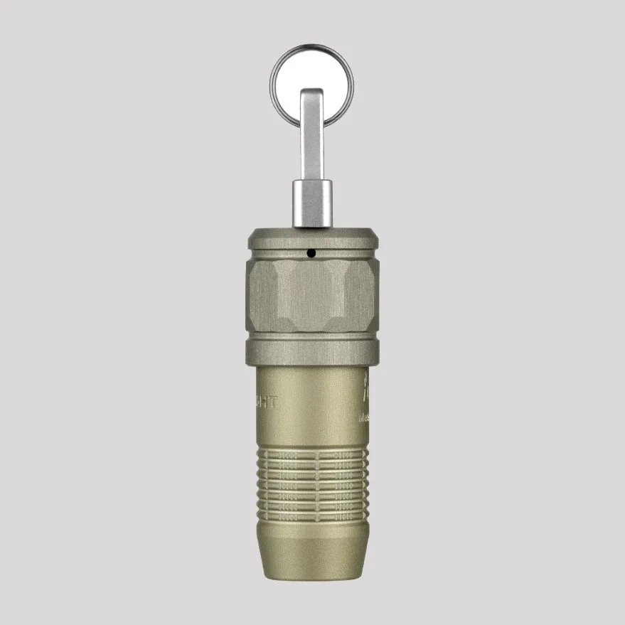 Olight iUltra OAL rechargeable keychain torch in Olive Green (photo 4 of 8)