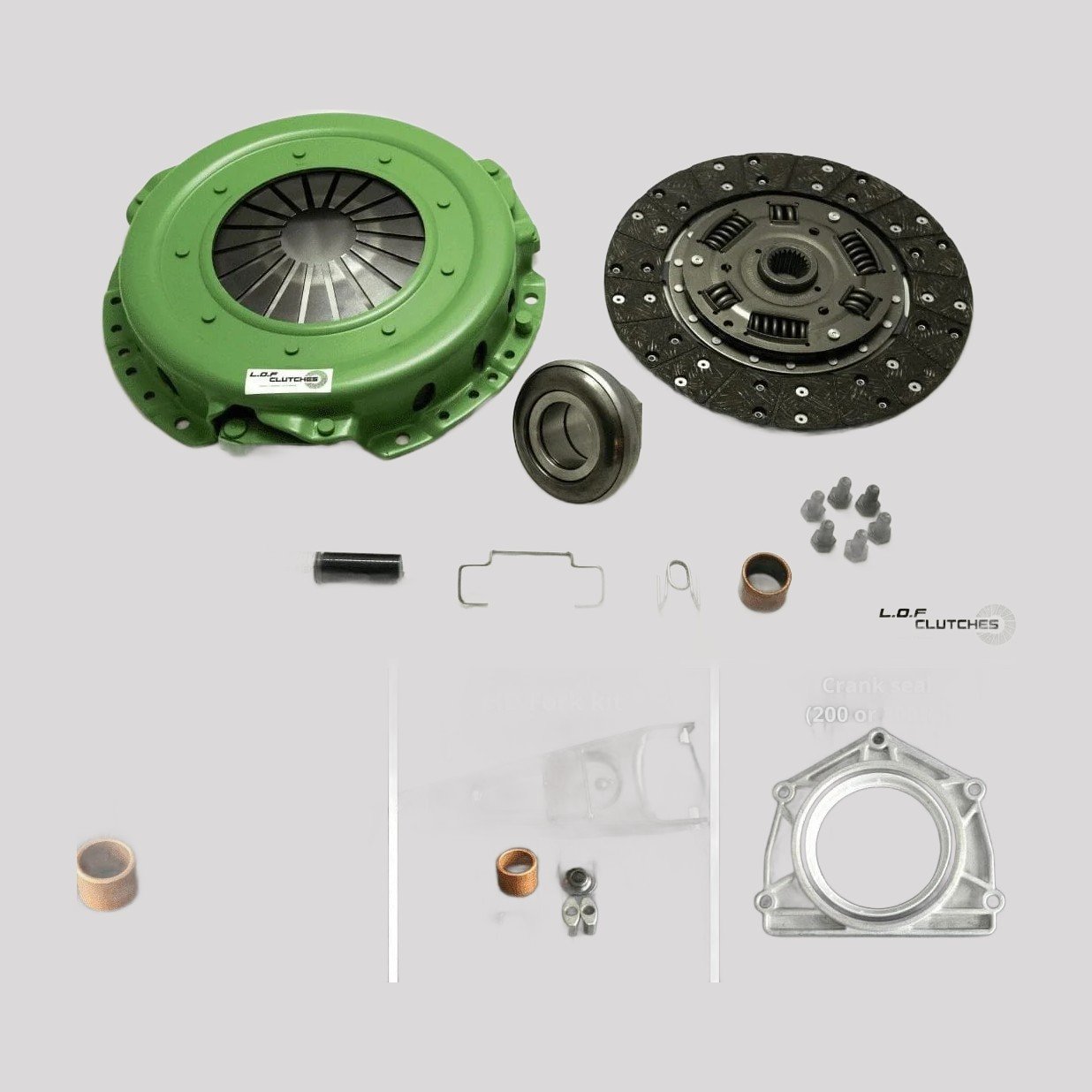 LOF POWERspec Clutch Kit - Land Rover 200/300 Tdi BUNDLE