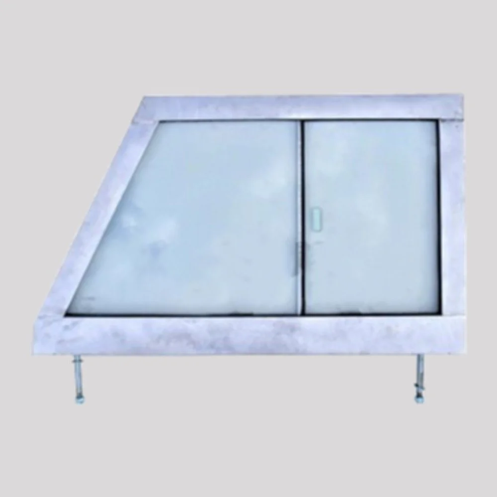 Series 2 Front Door Top – Left, Glazed, Galvanised – DDS Metals